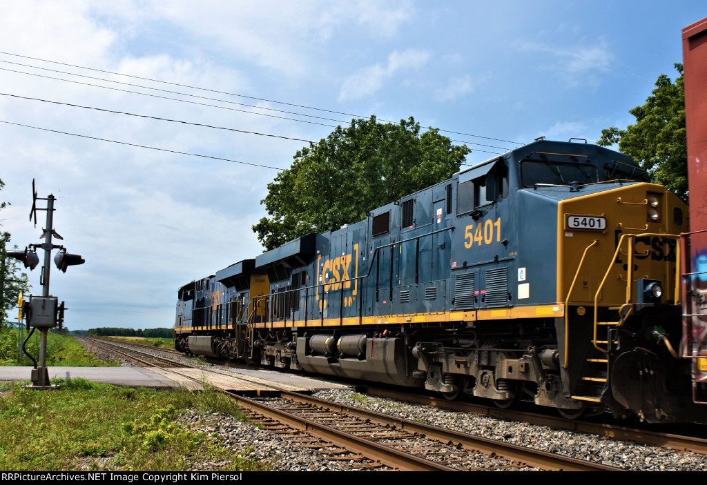 CSX 5401 WB CN Kingston Sub